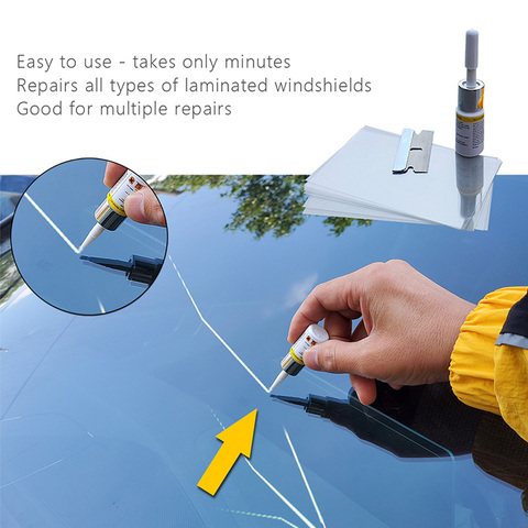 Windshield Repair Kit Car Window Glass Scratch Crack Restore Repair Tools  Car Window Screen Polishing Car Styling - Fillers, Adhesives & Sealants -  AliExpress