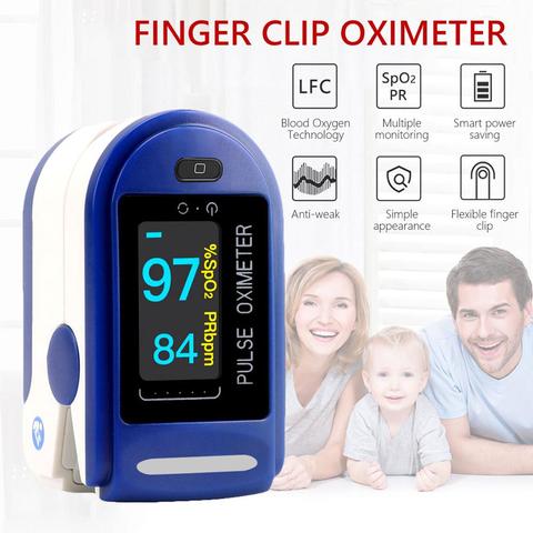 Portable Finger Oximeter Fingertip PulseOximeter Medical Equipment With OLED Display Heart Rate Spo2 PR Pulse Oximeter ► Photo 1/6