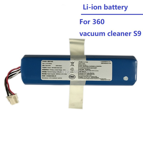 5200mAh Li-ion Battery for 360 Robot Vacuum Cleaner S9 Accessories Spare Parts Charging Battery ► Photo 1/5