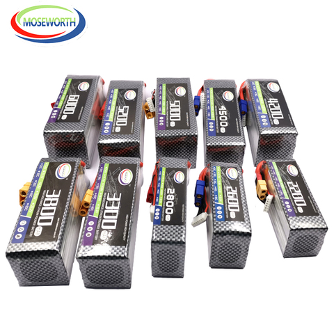 5S RC LiPo Battery 18.5V 2200 3500 4200 5200 6000 12000 16000mAh 25C35C60C RC Airplane Helicopter Car Drone Quadcopter Batteries ► Photo 1/6