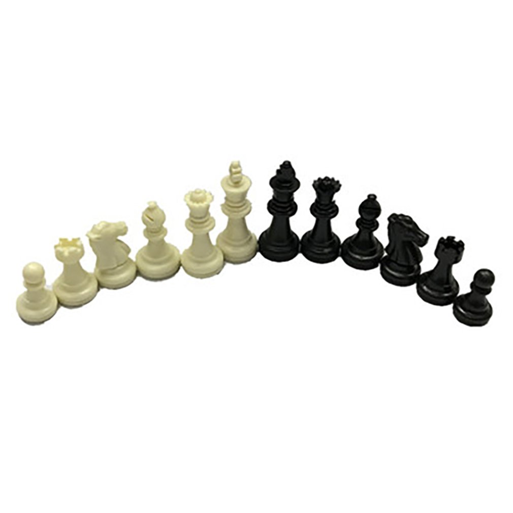 Chess Pieces Plastic Complete Chessmen International Chess Game Entertainmen 