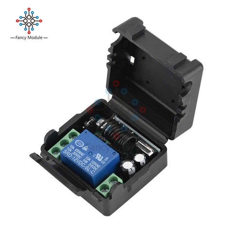 diymore DC 12V 1 Channel Learning 315MHz WIFI Wireless RF Relay Switch Module with Case for Smart Home ► Photo 1/4