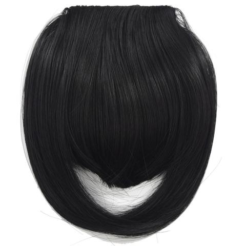 TOPREETY Heat Resistant Synthetic Hair 30gr Blunt Bangs Hair Extension Neat Fringe Hairpieces B3 ► Photo 1/3
