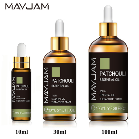 10ml 30ml 100ml MAYJAM Patchouli Essential Oil Pure Natural Plant Essential Oils DIY Family Perfume Spray Diffuser Aroma Oil ► Photo 1/6