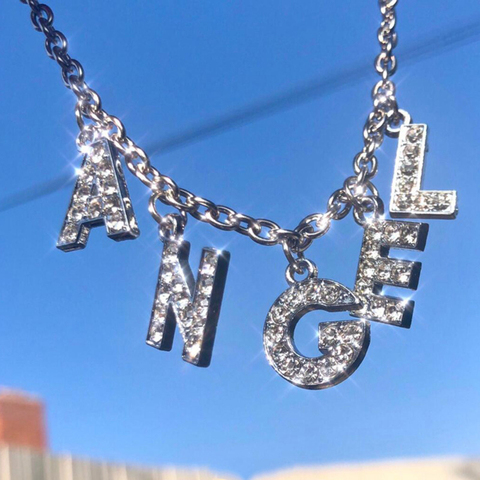 Chain Original Personality Hip Hop Letter 