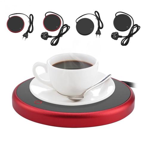 Hot 15W Electric Powered Cup Warmer Heater Pad 220V Hot Plate Coffee Tea Milk Mug Plug White Household Office ► Photo 1/6