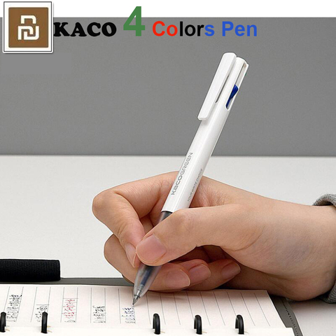 Original Xiaomi KACO 4 In 1 Multifunction Pens 0.5mm Black Blue Red Refill mi Pen Mechanical Pencil Japanese ink Office School ► Photo 1/6