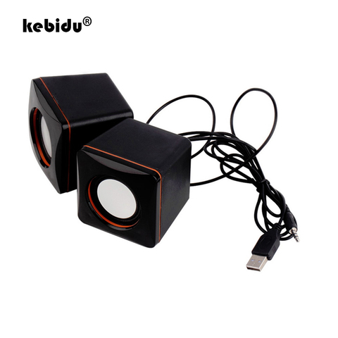 kebidu DC 5V Universal Mini Speaker Portable USB Audio Music Player Speaker For MP3 MP4 for Laptop PC Computer ► Photo 1/6