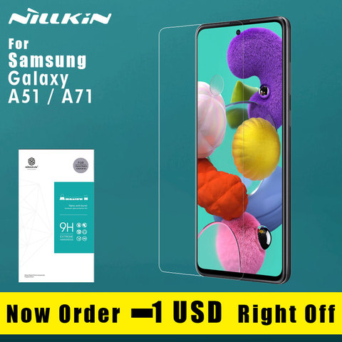 Nillkin for Samsung Galaxy A71 A51 Glass Tempered Glass Screen Protector 9H Amazing Clear Glass Film ► Photo 1/6