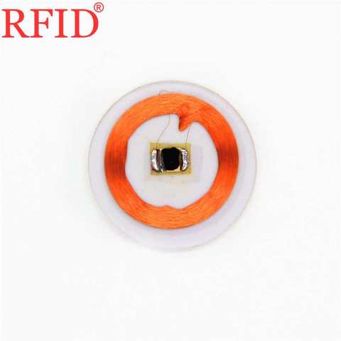 ID 125khz EM4100 TK4100 25mm Transparent Circular Coin Read Only Card Keyfobs RFID Proximity Token Access Control Tag Smart Tag ► Photo 1/5