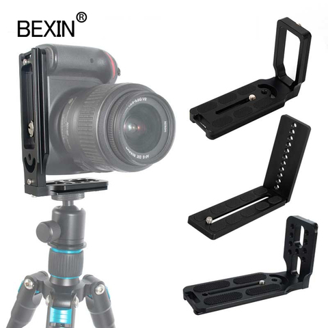 Vertical Shot L Plate Dslr Camera Quick Release L Plate Mount Bracket For Canon Nikon Sony Camera Arca Swiss Tripod Ball Head ► Photo 1/5