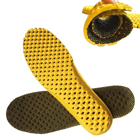 1 Pair Breathable Deodorant Shoes Insoles Orthopedic Memory Foam Sport Arch Support Insert Women Men Shoes soles Pad ► Photo 1/6