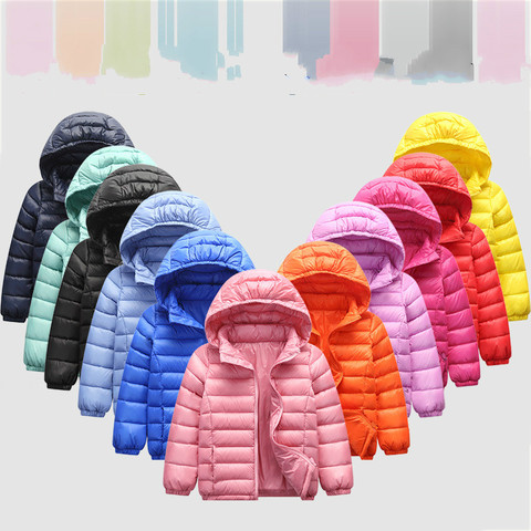 90% White Duck Winter Children's Lightweight Casual Down Jacket Boy Girl Winter Jacket Coat Baby Clothes Kids Snowsuits Winter ► Photo 1/6