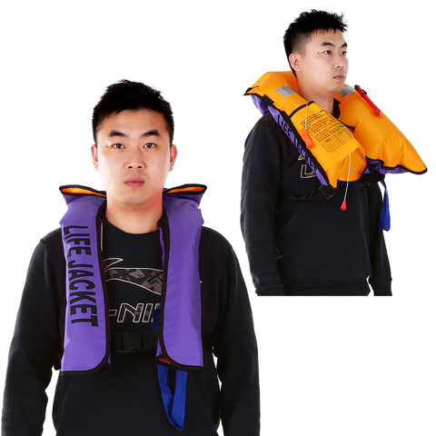 Fishing Survival Jacket Manual Inflatable Life Jacket Adult Life Vest Water Sports Swiming ► Photo 1/6