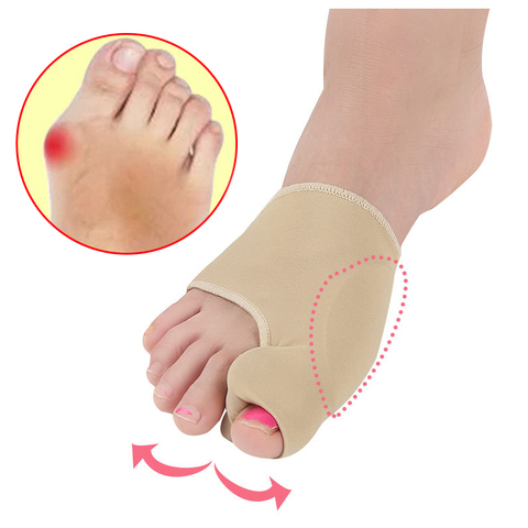 1Pair Hallux Valgus Corrector Orthopedic Big Toe Bone Thumb Bunion Corrector Silicone Pedicure Socks for Legs Foot Care Tools ► Photo 1/6