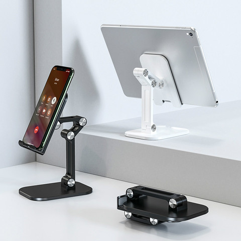 New Multi-angle Adjust Mobile Phone Holders ipad Holders Alloy Dock Station for IPhone 11 12 Samsung Huawei phone Stand Bracket ► Photo 1/6