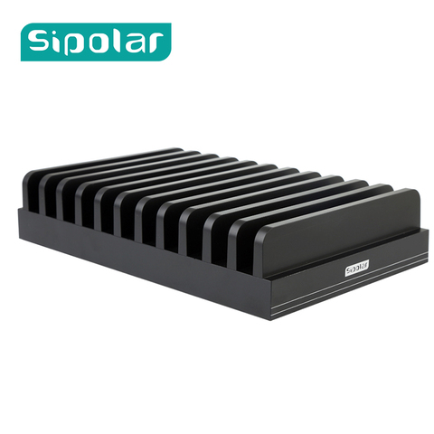 Sipolar Multi-Function Charge Station stand Charging Dock Splicing Holder Storage Box For iPhone 5 6S 7 Plus iPad MAC Tablets ► Photo 1/6