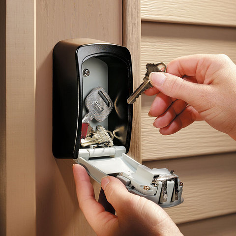 Wall Mount Key Storage Secret Box Organizer 4 Digit Combination Password Security Code Lock No Key Home Key Safe Box caja fuerte ► Photo 1/6