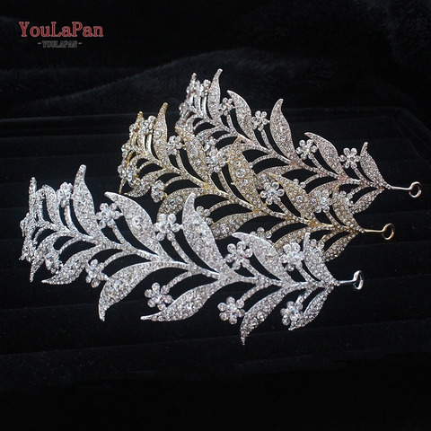 TOPQUEEN HP326 Zirconia Wedding Tiara for Bride - Princess Tiara Headband Bridal Crown Bridal Hair Accessories for Women Tiara ► Photo 1/6