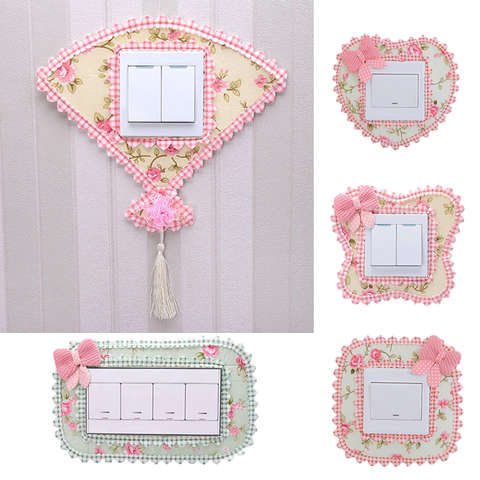 Beautiful Floral Switch Stickers Double Switch Socket Cover Home Decor On-off Switch Sticker Decals Mural Room Bedroom Decor ► Photo 1/6