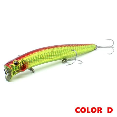 AOCLU lure wobblers 13cm 21g Hard Bait Minnow Floating Popper fishing lure With Magnet Bass Fresh 4# VMC hooks free shipping ► Photo 1/6