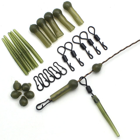 1Box Carp Fishing Accessories Kit Helicopter Rig Carp Fishing Tackle Swivels Hair Carp Rig Chod Bead Anti Tangle Sleeve Tool Kit ► Photo 1/6
