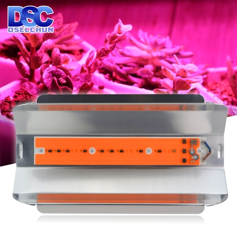 30W 50W 80W LED Grow Light  AC 110V 220V Growth Flood Light Full Spectrum Indoor Plant Light Greenhouse Cob Floodlight ► Photo 1/6