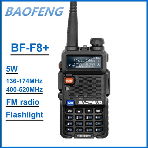 BAOFENG BF-F8 Ham CB Radio Transmitter VHF UHF Walkie Talkie Updated UV-5R PLUS Amateur Radio FM Transceiver BAOFENG F8 ► Photo 1/6