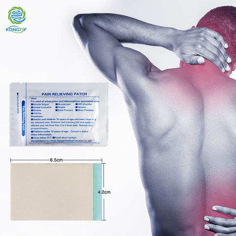 18 Pieces=3 Bags KONGDY Menthol Pain Relief Patch Natural Chinese Herbal Pain Relieve Plaster 6.5*4.2cm Better Than Salonpas ► Photo 1/6