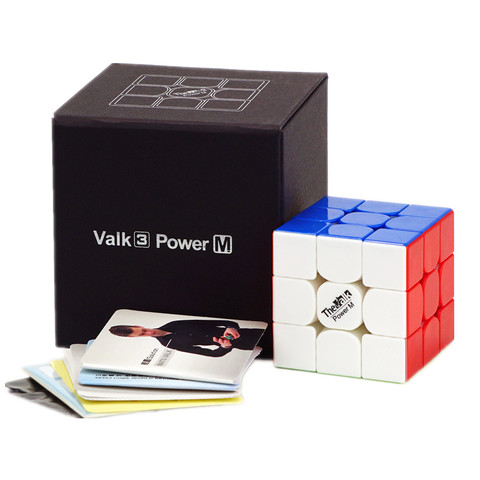 The Valk 3 Power M Valk 3 M Mini Size Cube 3x3 Elite M Speed Magnetic Magic Cube Mofangge Qiyi Competition Toy WCA Puzzle ► Photo 1/6