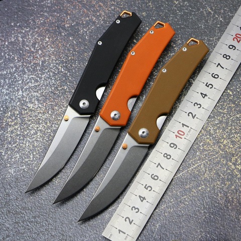 Customized CR001 Folding Knife 8CR13MOV Blade Steel+G10 Handle Outdoor Camping Hunting Fishing Pocket Fruit  Portable EDC Tools ► Photo 1/6