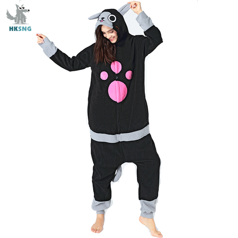 HKSNG New Adult Animal Cute Ellione Airou Airu Cat Pajamas Onesies Melynx Kigurumi Cosplay Costumes Jumpsuits Best Gift ► Photo 1/5