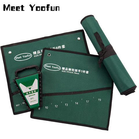 Meet Yoofun Wrench Storage Bag Roll Up Spanner Combination Canvas Hanging Bag Organizer Pouch Case Hand Tool Storage Bags ► Photo 1/6