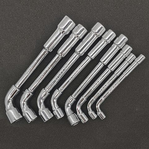 6-13mm L Type Socket Wrench Set Double Head Outer Hexagon wrench Hand Tool Set Chrome Vanadium Steel 8pcs ► Photo 1/6