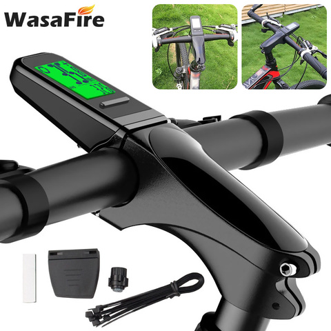 Wireless Bicycle Computer with Bike Stem Luminous MTB Handlebar Speedometer LCD Screen Road Bike Stopwatch Cycling Odometer ► Photo 1/6