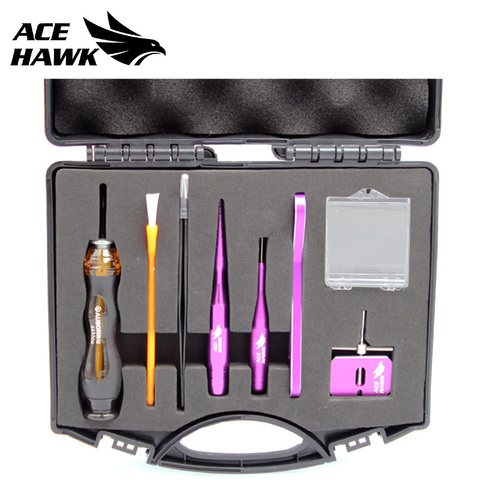 9pcs/Box Repair Tools Kits Casting Fishing Reel Maintain Set Bearing Remover Check Tackle Disassembling Device Pin China Cheap ► Photo 1/5