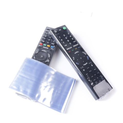 10Pcs Clear Shrink Film Bag TV Remote Control Case Cover Air Condition Remote Control Protective Anti-dust Bag ► Photo 1/4