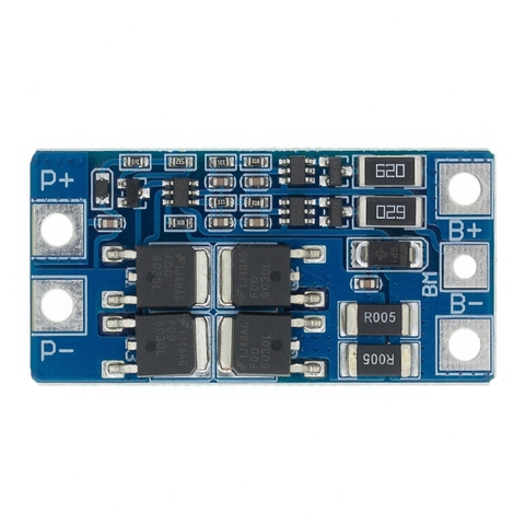 1PCS 2S 10A 7.4V 18650 lithium battery protection board 8.4V balanced function/overcharged protection ► Photo 1/6
