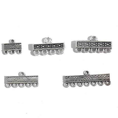 NEW Alloy Clasp 10pcs/bag Ancient Silver Plated Necklace Bracelet Connectors for DIY Jewelry Findings Making Accessories ► Photo 1/6