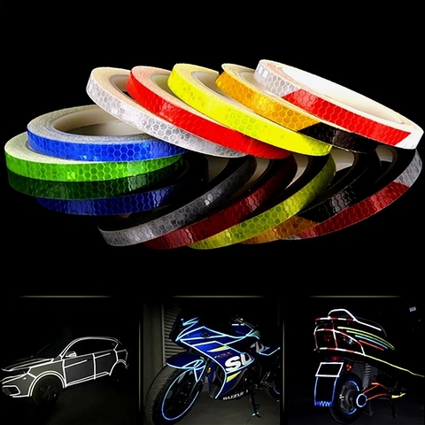 5cm*1m Luminous Night Sticker Car Exterior Accessories Adhesive Reflective Tape Reflex Exterior Warning Strip Protect Car Body ► Photo 1/6