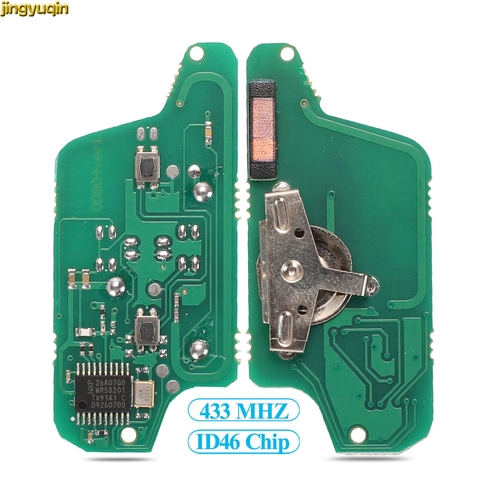 Remote Car Key Board Only FSK CE0536/0523 For Peugeot 307 308 407 408 Partner Citroen C3 C4 C5 C6 Berlingo Picasso XSARA 2/3 BTN ► Photo 1/4