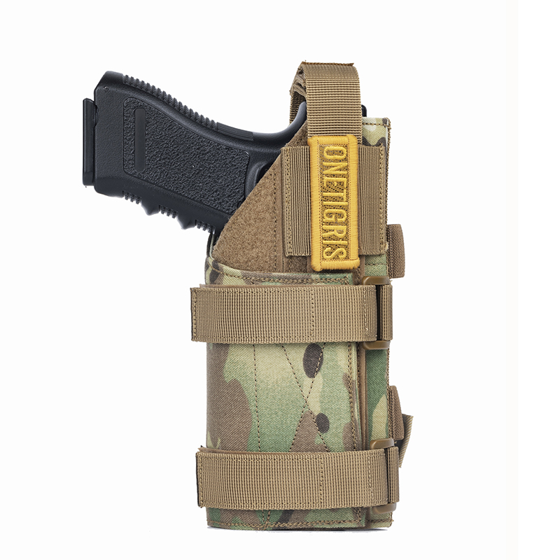 Tactical Right Thigh Gun Holster Magazine Pouch For 17 19 22 23 31 32 