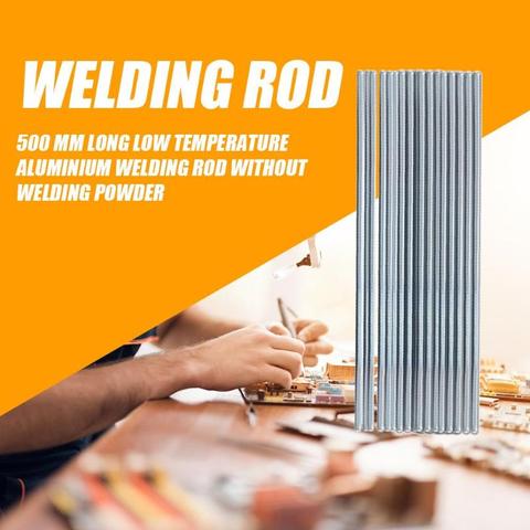 10pcs 500mm Aluminum Welding Electrodes Flux Cored Low Temperature Brazing Wire  Air Condition Aluminum Repairing Welding Rods ► Photo 1/6