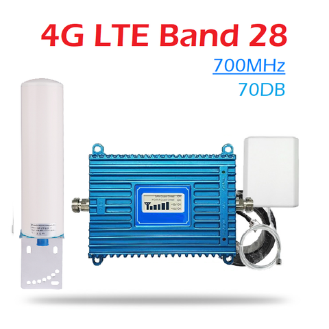 Band 28 Signal Booster 4G 700MHz Cell Signal Booster 4G LTE 700mhz B28 Amplifier Internet Bouygues Telecom Free Orange France ► Photo 1/6