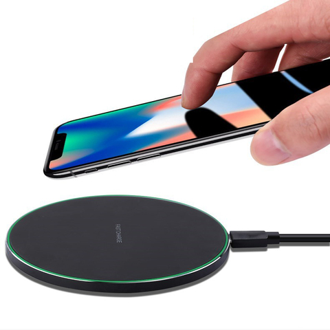 10W Quick Wireless Charger Dock For iPhone 11 Pro X XR XS MAX Qi Type C Fast Charging Pad For Samsung S9 S10 Note 10 Xiaomi Mi 9 ► Photo 1/6