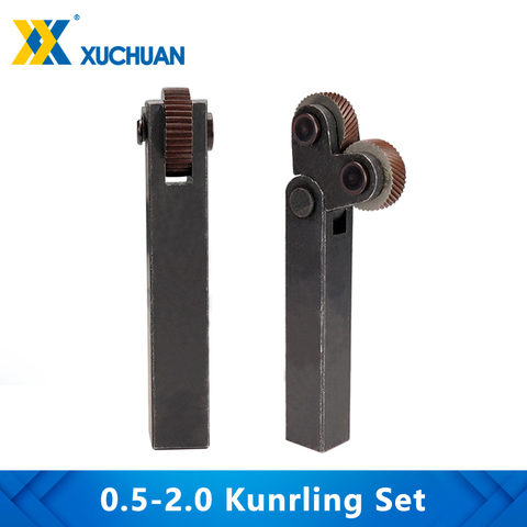 Knurling Set Dual Wheel Knurling Straight Knurling Cutter Tool 0.5-2.0mm Inner Hole Embossing Wheel Knife Holder Knurling Cutter ► Photo 1/5