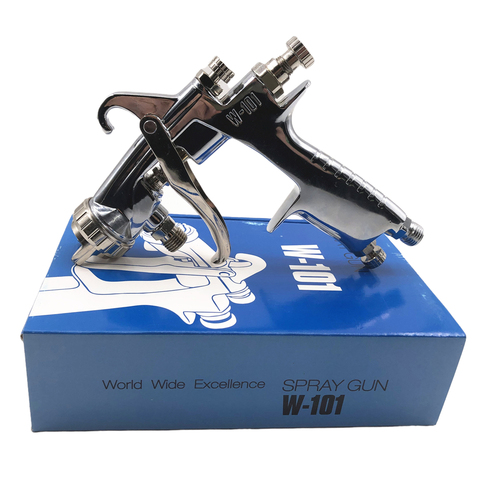 Japan HVLP W101 paint gun W-101 spray gun pressure feed type 1.0 / 1.3 / 1.5mm E2P furniture coating car paint gun paint pistol ► Photo 1/6