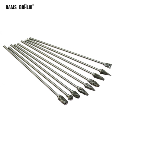 100mm Lengthened Tungsten Carbide Rotary Burrs Dremel Milling Cutter Drill Bits ► Photo 1/6