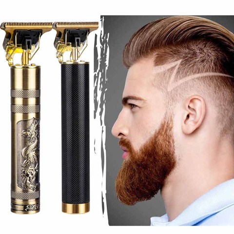 Men Cordless Hair Clipper Barber Professional Buddha Dragon Electric Hair Cutting Machine Beard Shaving Hair Trimmer Styling Kit ► Photo 1/6