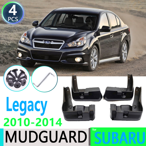 for Subaru Legacy Sedan 2010 2011 2012 2013 2014 Mudguard Mud Flaps Guard Splash Flap Mudguards Car Accessories ► Photo 1/6